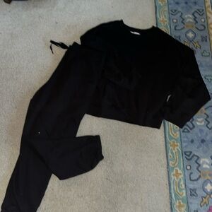Victoria's Secret Black Track Pants & Jogger Set